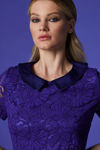 Picture of Lace top with satin collar ROYAL
