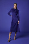 Picture of Midi dress in suede fabric with elasticity ROYAL
