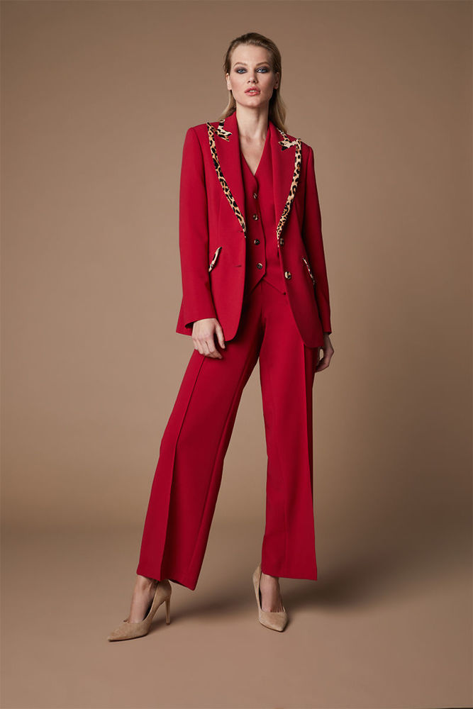 Picture of Elegant red blazer in excellent quality RED