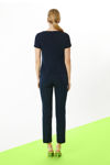 Picture of Stylized top in crepe stretch BLUE