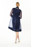 Picture of Elegant mando in organza with fronts BLUE
