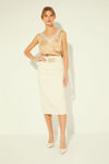 Picture of New top in viscose with lace BEIGE