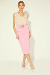Picture of High-waisted pencil skirt PINK