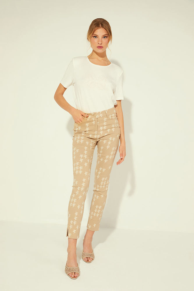 Picture of Five-pocket cropped pants BEIGE