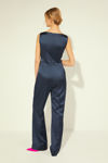 Picture of Jumpsuit in heavy satin stretch BLUE