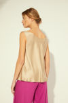 Picture of Fine silk slouchy top GOLDEN