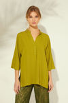 Picture of Blouse in matte viscose KIWI