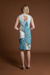 Picture of Dress in printed crepe with stretch VERAMAN