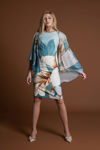Picture of Μantle in printed striped muslin VERAMAN