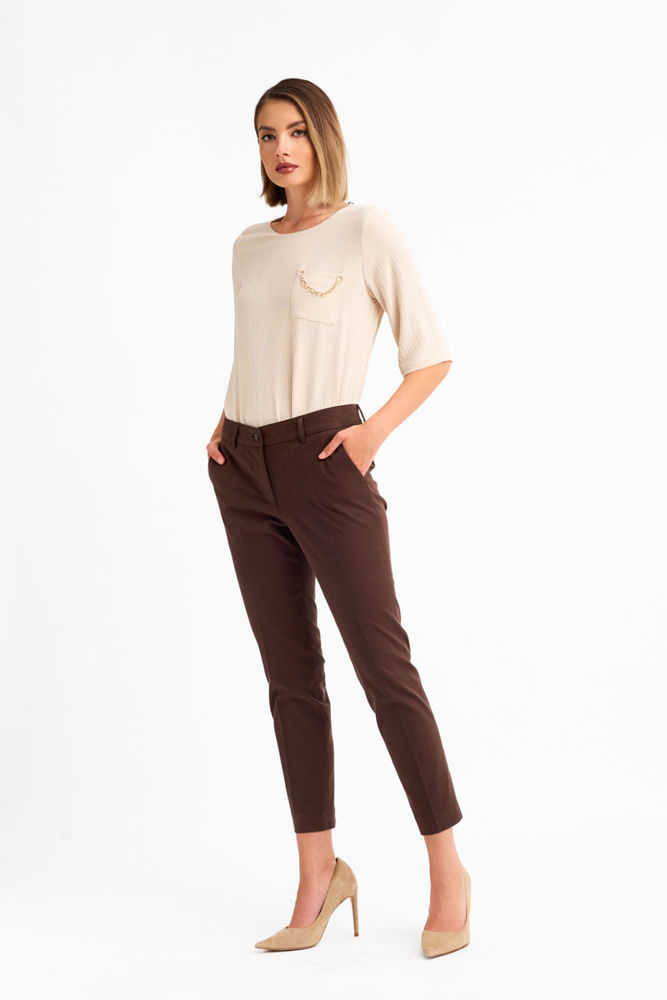 Παντελόνι Chinos BELLA P καφε