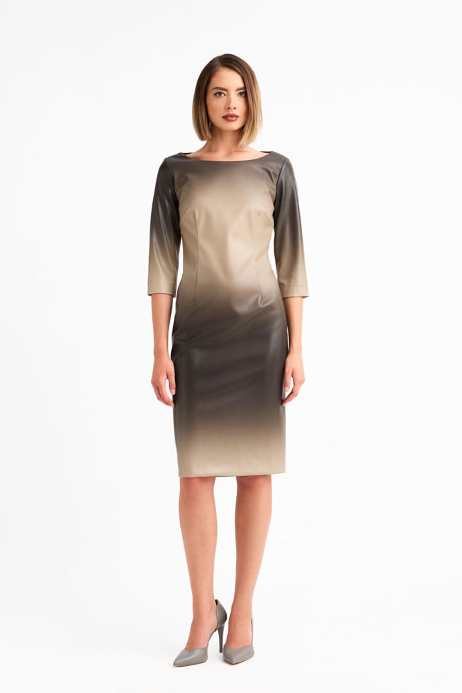 All Time Classic φόρεμα από ελαστική δερματίνη ντεγκραντέ