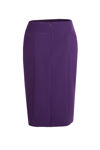 Φούστα pencil σε κρεπ ελαστικό μωβ