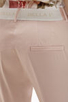 Παντελόνι chinos BELLA P. από βαμβακερή καμπαρτίνα ροζ